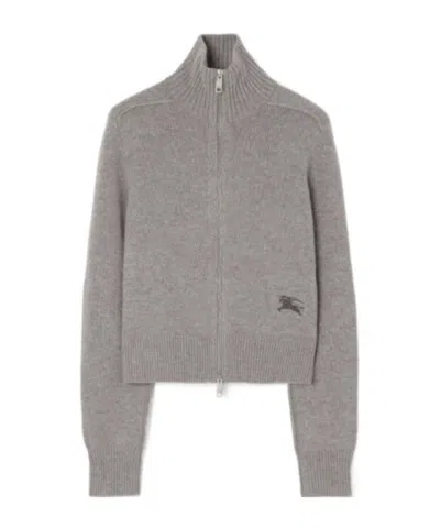Burberry Cashmere Blend Jacket In Animal Print