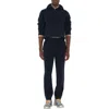 Burberry Cashmere Blend Jogging Pants In Blue