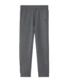 Burberry Cashmere-blend Logo Sweatpants In Gray