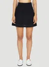 Burberry Women Cashmere Blend Mini Skirt In Black