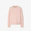 Burberry Cashmere Ekd-embroidered Sweater In Bouquet