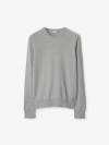 Burberry Cashmere Blend Sweater In Gale