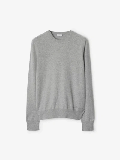 Burberry Cashmere Blend Sweater In Gale