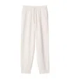Burberry Cashmere-blend Sweatpants In White