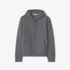 Burberry Cashmere-blend Hoodie Sweatshirt In Gray