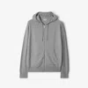 Burberry Cashmere-blend Hoodie Sweatshirt In Grey