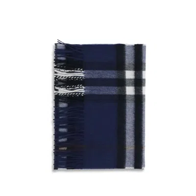 BURBERRY CASHMERE CHECK PATTERN SCARF