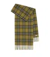 Burberry Checked Cashmere Scarf In Acre