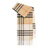 Burberry Cashmere Check Scarf In Brown