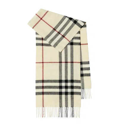 BURBERRY BURBERRY CASHMERE CHECK SCARF