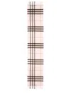 Burberry Cashmere Check Scarf In Pink