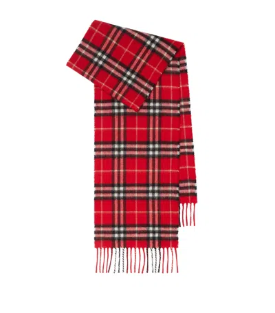BURBERRY CASHMERE CHECK SCARF