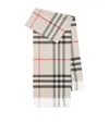 Burberry Cashmere Check Scarf In Multi