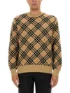 Burberry Cashmere Crewneck Sweater In Brown