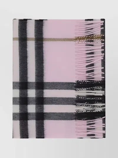 Burberry Cashmere Scarf In Pink