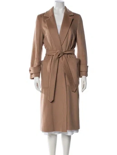 Pre-owned Burberry Cashmere Coat In Brown