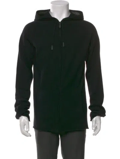 Pre-owned Burberry Cashmere Crew Neck Hoodie In Black