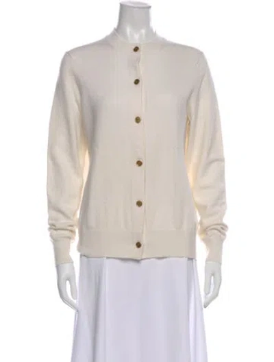 Pre-owned Burberry Cashmere Crew Neck Sweater W/ Tags In Neutral