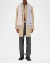 Burberry Cashmere Embroidered Ekd Scarf