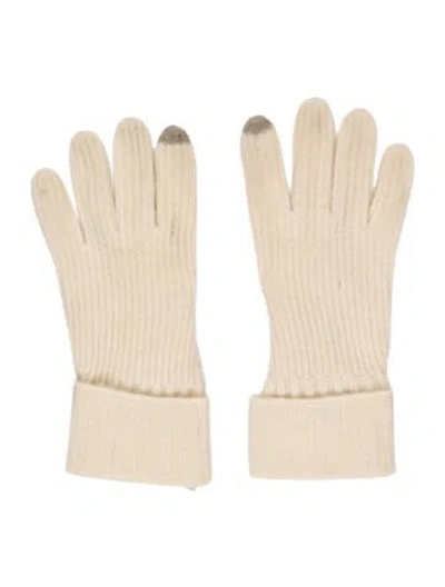 Pre-owned Burberry Cashmere Gloves In Neutral
