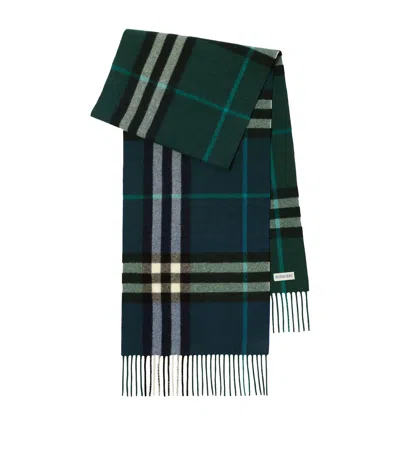 Burberry Cashmere Gradient Check Scarf In Multi