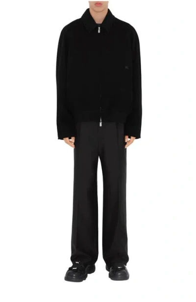 Burberry Cashmere Lightweight Jacket In Black