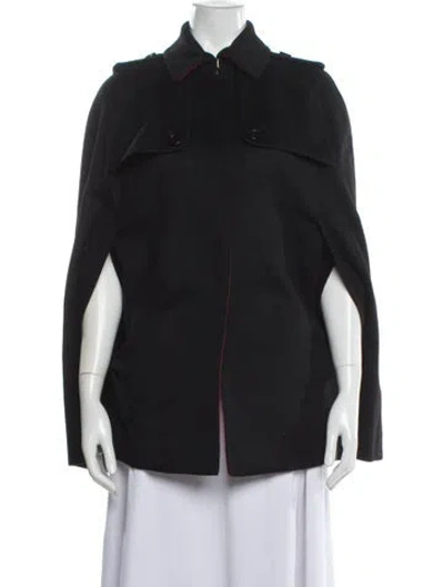 Pre-owned Burberry Cashmere Jacket In Blue