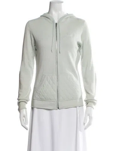 Pre-owned Burberry Cashmere Jacket In Green