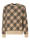 Burberry Cashmere Crewneck Sweater In Black