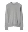 Burberry Cashmere Blend Sweater In Grey