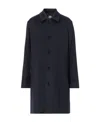 Burberry Cashmere Paddington Car Button-up Coat In Black