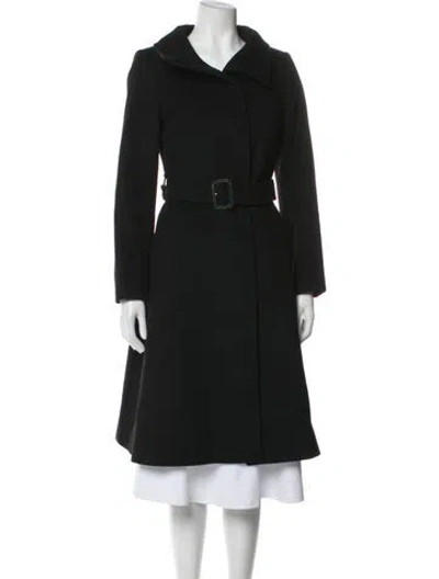 Pre-owned Burberry Cashmere Parka In Black