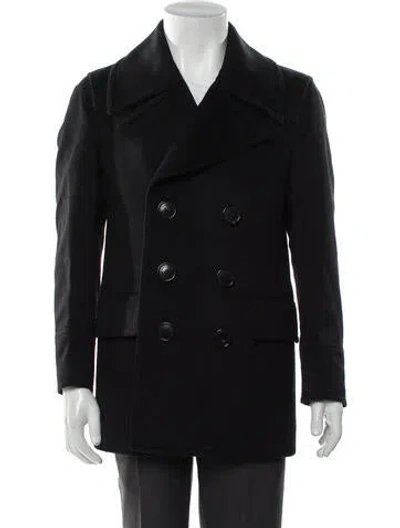 Pre-owned Burberry Cashmere Peacoat In Multi
