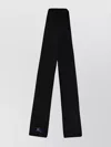 Burberry Cashmere Ribbed Embroidered Rectangular Scarf