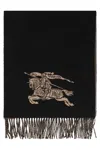 Burberry Cashmere Scarf In Black