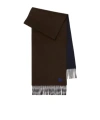 Burberry Reversible Ekd Embroidered Cashmere Scarf