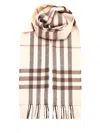 Burberry Cashmere Scarf In Alabaster