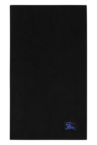 Burberry Cashmere Scarf In Black