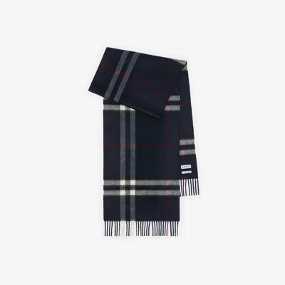 Burberry Cashmere Scarf Check In Black
