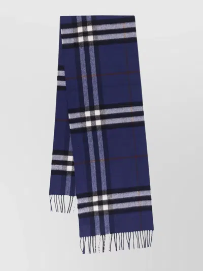 BURBERRY CASHMERE SCARF FEATURING CHECK PATTERN