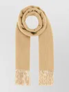 Burberry Cashmere Scarf Featuring Fringe Detailing In Brown