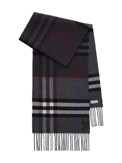 Burberry Cashmere Scarf In Gray