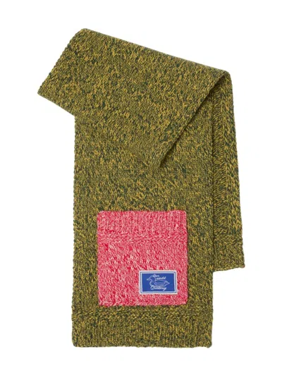 Burberry Kids' Cashmere Scarf In Green