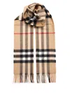 Burberry Cashmere Scarf Scarves And Foulards Beige In Brown