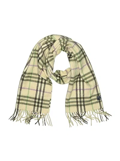 Pre-owned Burberry Cashmere Scarf In Tan