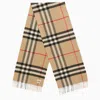 BURBERRY BURBERRY CASHMERE SCARF WITH CHECK MOTIF WOMEN