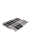 Burberry Cashmere Scarf With Check Pattern In Red