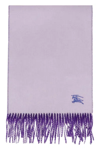 Burberry Cashmere Scarf With Fringes