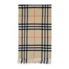 Burberry Beige Signature Scarf