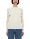 Burberry Regular Fit Cashmere Sweater In White